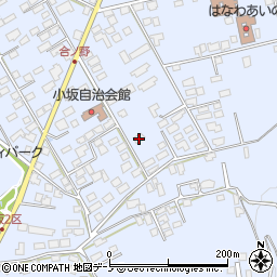 秋田県鹿角市花輪合ノ野172周辺の地図