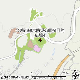 久慈市総合防災公園多目的広場４周辺の地図