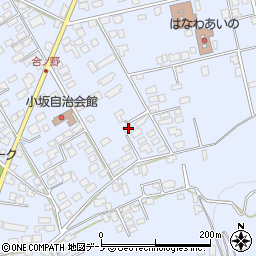 秋田県鹿角市花輪合ノ野117周辺の地図