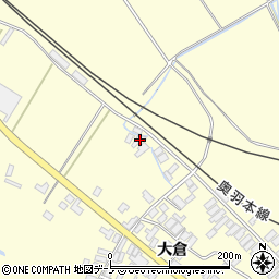 秋田県能代市二ツ井町切石大倉69-10周辺の地図