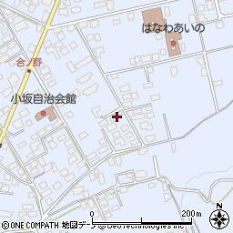 秋田県鹿角市花輪合ノ野115周辺の地図