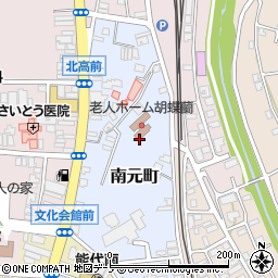 秋田県能代市南元町3周辺の地図