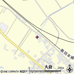 秋田県能代市二ツ井町切石大倉69-7周辺の地図