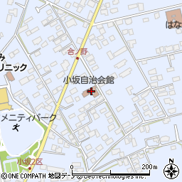 秋田県鹿角市花輪合ノ野193周辺の地図