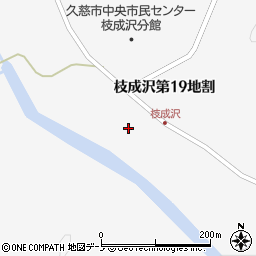 岩手県久慈市枝成沢第１３地割周辺の地図