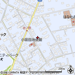 秋田県鹿角市花輪合ノ野157周辺の地図