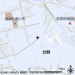 秋田県鹿角市花輪合ノ野26周辺の地図
