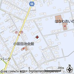 秋田県鹿角市花輪合ノ野122周辺の地図
