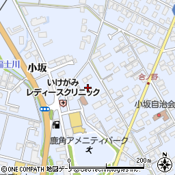 秋田県鹿角市花輪合ノ野261周辺の地図