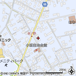 秋田県鹿角市花輪合ノ野153周辺の地図