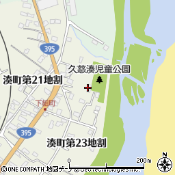 岩手県久慈市湊町第２２地割周辺の地図