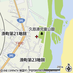 岩手県久慈市湊町（第２２地割）周辺の地図