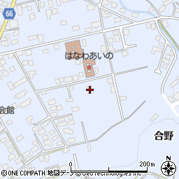 秋田県鹿角市花輪合ノ野50周辺の地図