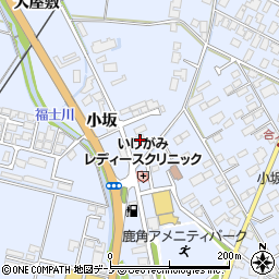 秋田県鹿角市花輪合ノ野340周辺の地図