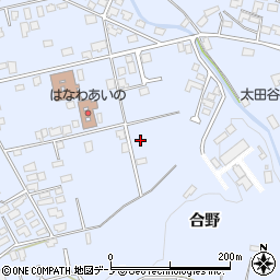 秋田県鹿角市花輪合ノ野17周辺の地図