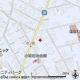 秋田県鹿角市花輪合ノ野148周辺の地図