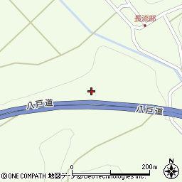 八戸自動車道周辺の地図