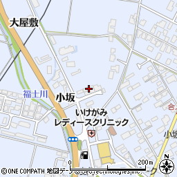 秋田県鹿角市花輪合ノ野349周辺の地図