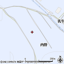 秋田県鹿角市花輪（内野）周辺の地図