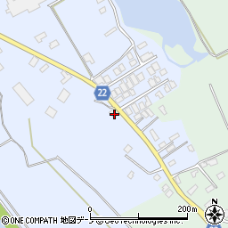 秋田県大館市比内町新館野開40周辺の地図