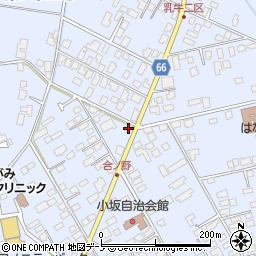 秋田県鹿角市花輪合ノ野319周辺の地図