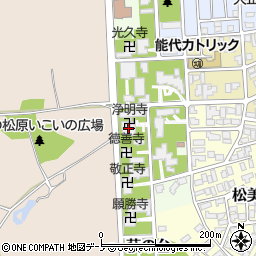 浄明寺周辺の地図