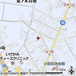 秋田県鹿角市花輪合ノ野302周辺の地図
