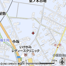 秋田県鹿角市花輪葉ノ木谷地27周辺の地図