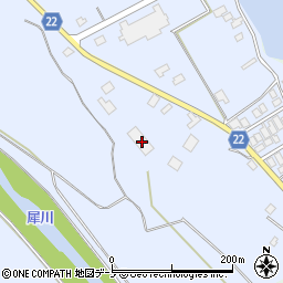 秋田県大館市比内町新館野開34周辺の地図