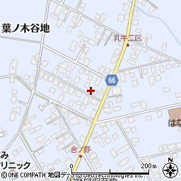 秋田県鹿角市花輪葉ノ木谷地123周辺の地図