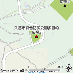 久慈市総合防災公園多目的広場３周辺の地図