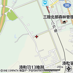 岩手県久慈市湊町第２１地割7周辺の地図