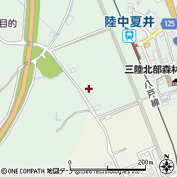 岩手県久慈市夏井町大崎第１０地割27周辺の地図