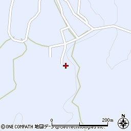秋田県鹿角市花輪上ミ平周辺の地図