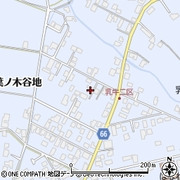 秋田県鹿角市花輪葉ノ木谷地90周辺の地図