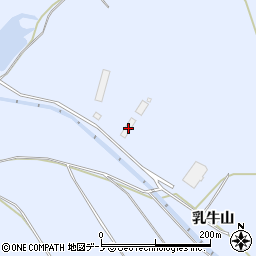 秋田県鹿角市花輪乳牛山2周辺の地図