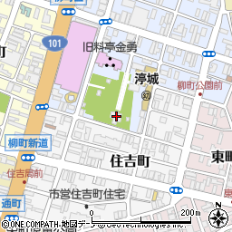 鎮守八幡神社周辺の地図