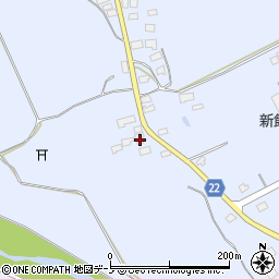 秋田県大館市比内町新館屋布21-1周辺の地図