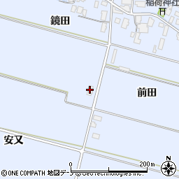 秋田県鹿角市花輪（安又）周辺の地図