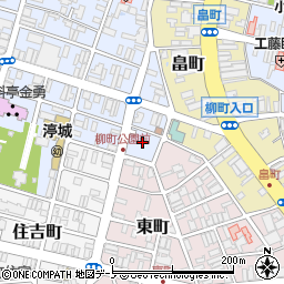 能代市柳町商店街振興組合周辺の地図