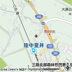 岩手県久慈市夏井町大崎第１１地割周辺の地図