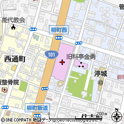 能代市市民サービスセンター周辺の地図