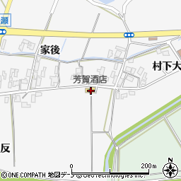 秋田県能代市朴瀬大川反154周辺の地図