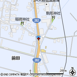 鏡田周辺の地図