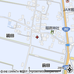 秋田県鹿角市花輪前田35周辺の地図