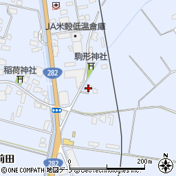 秋田県鹿角市花輪赤面周辺の地図