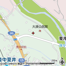 百鳥石材店　久慈営業所周辺の地図