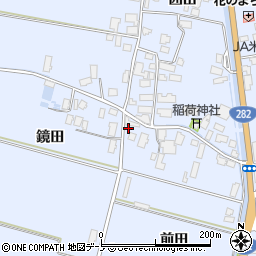 秋田県鹿角市花輪前田37周辺の地図