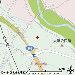 岩手県久慈市夏井町大崎第１２地割周辺の地図