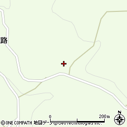 岩手県二戸市浄法寺町大畑周辺の地図